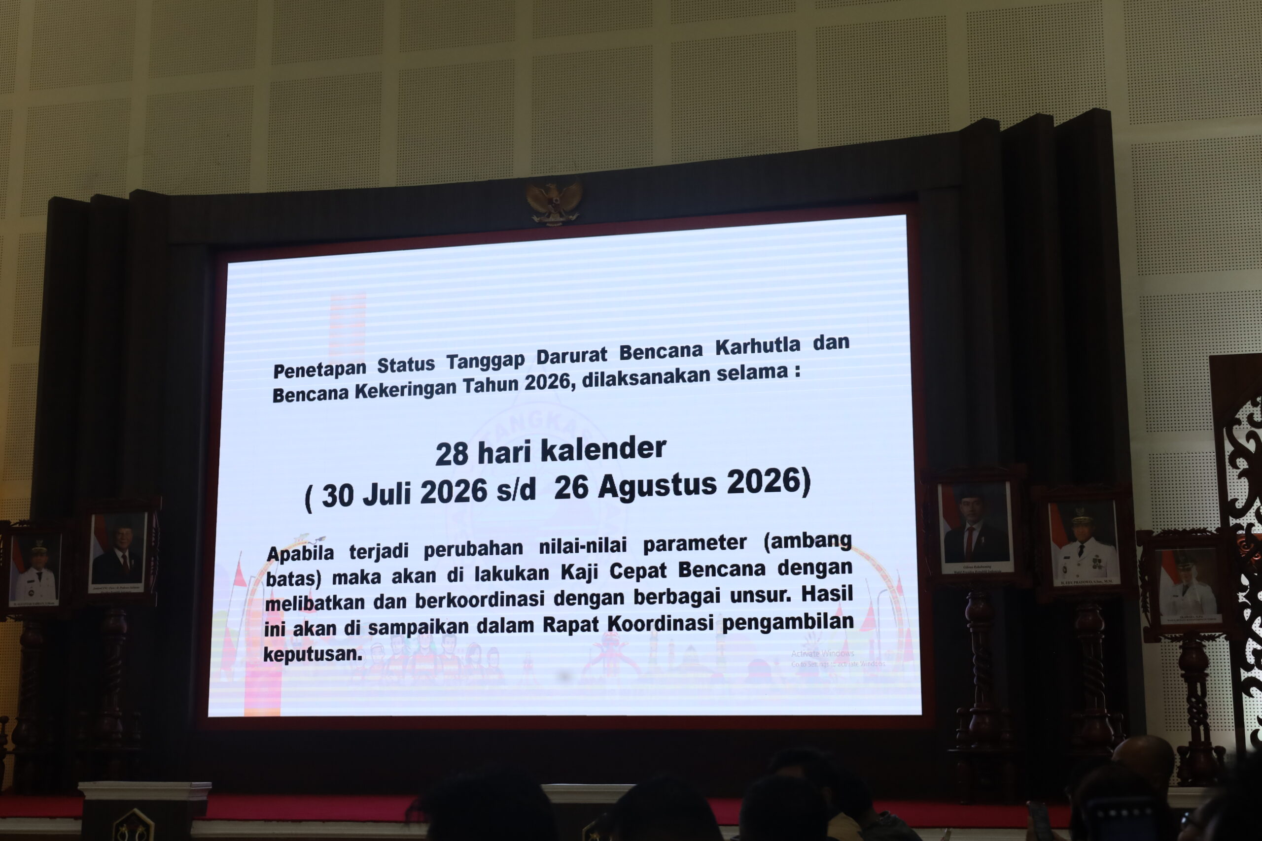 Kotim Tetapkan Status Tanggap Darurat Karhutla dan Kekeringan 2026, Analisis Cuaca BMKG Jadi Acuan Keputusan